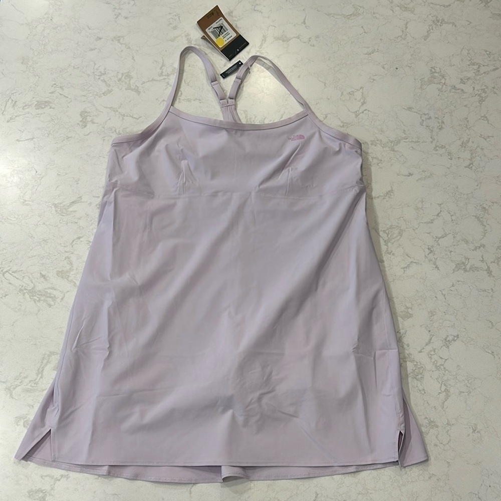 North Face Arque Lavender Fog Dress Mini Spaghetti Strap NWT